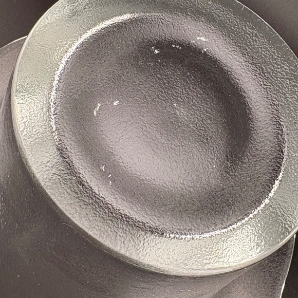 Pilgrim Glass Vintage Frosted Clear Crystal Art Glass Flower Candle Holder - Picture 5 of 6